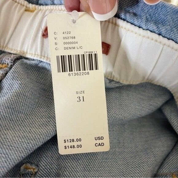 PILCRO Anthropologie Paperbag Waist Boyfriend Jeans, Size 31 NWT - Picture 11 of 11